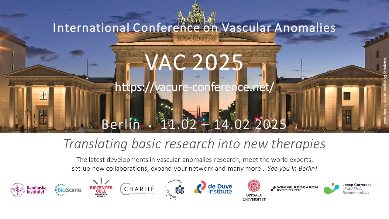 2nd edition of the International Conference on Vascular Anomalies (VAC 2025)