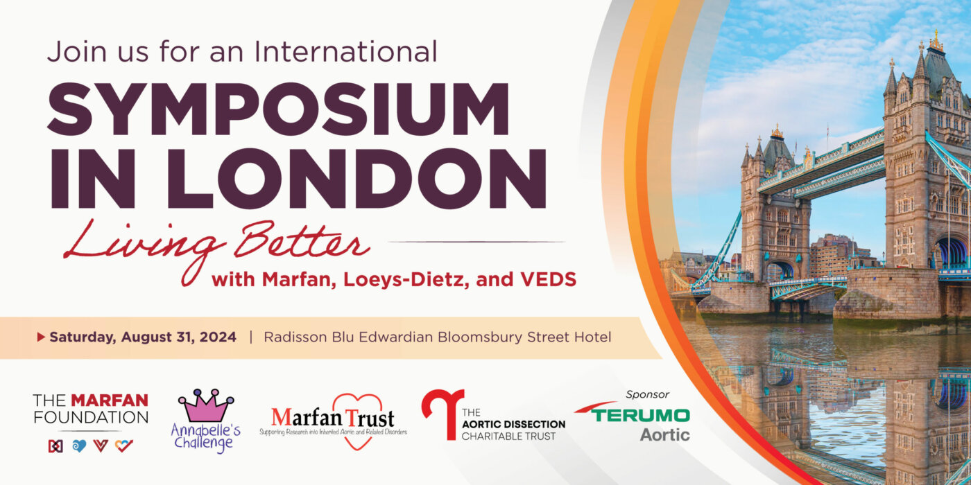 Marfan, Loeys-Dietz, and Vascular Ehlers-Danlos Syndromes Symposium in London | 31 August 2024