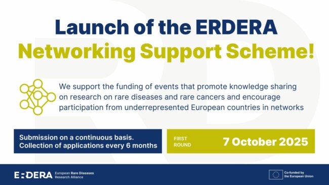 ERDERA Networking Scheme Rare Disease Research Funding
