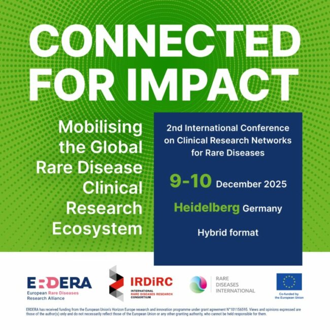 2nd International Conference on Clinical Research Networks for Rare Diseases 2025