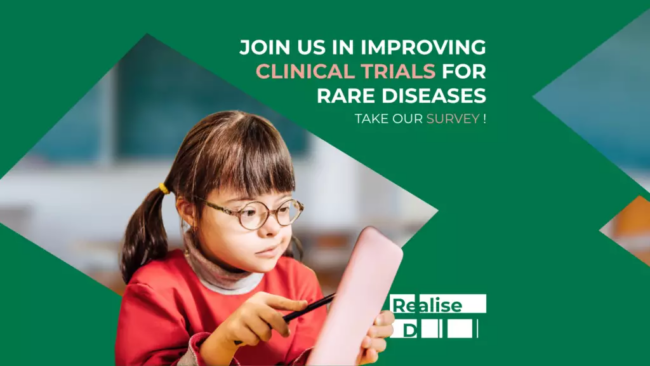 RealiseD project survey on improving rare disease clinical trial enrolment, open to healthcare professionals and patient advocates until 15 February 2026